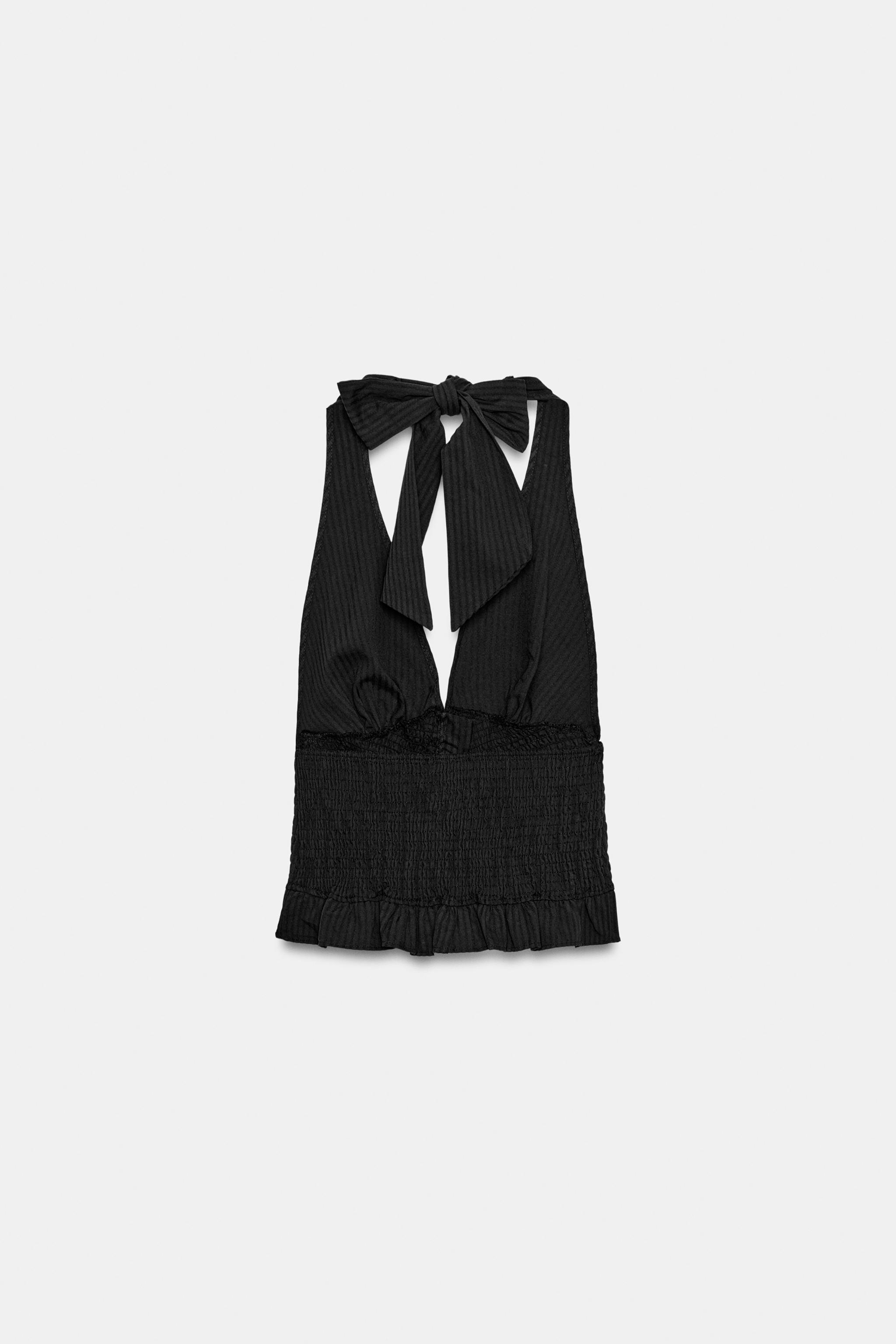 TOP HALTER À CARREAUX VICHY
